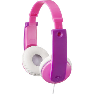 Golden Discs Accessories JVC Tiny Phones Kids Stereo Headphones with Volume Limiter (Pink) [Accessories]