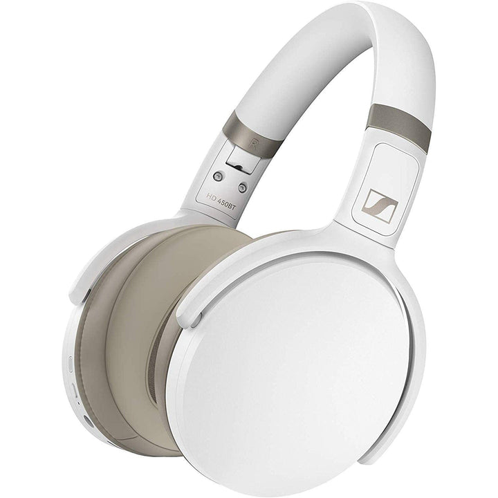 White discount wireless headphones