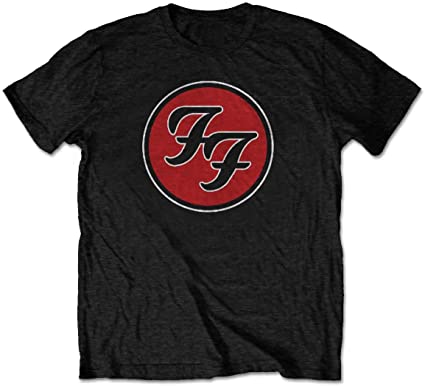 Golden Discs T-Shirts Foo Fighters FF Logo - Black - Large [T-Shirts]