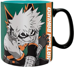 Golden Discs Posters & Merchandise My Hero Academia Izuku & Bakugo Mug Black/Red/Turquoise [Mug]