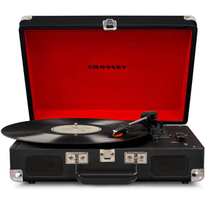 Golden Discs Tech & Turntables Crosley Cruiser Plus - Bluetooth Turntable (Black) [Tech & Turntables]