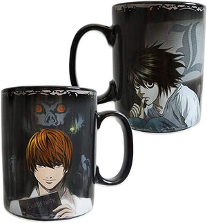 Golden Discs Mugs DEATH NOTE - Mug Heat Change - 460 ml - Kira & L [Mug]