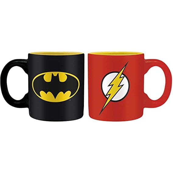 Golden Discs Cups DC Comics - Batman & The Flash Espresso Mugs [Cup]