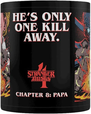 Golden Discs Mugs Stranger Things 4 (Chapter 8 Papa) Black [Mug]