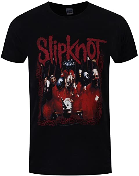 Golden Discs T-Shirts Slipknot Band Frame - Black - XL [T-Shirts]