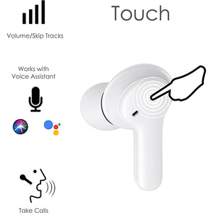 Golden Discs Accessories Boompods BASSLINE COMPACT - True Wireless, White [Accessories]