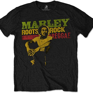 Golden Discs T-Shirts Bob Marley - Roots, Rock, Reggae - Large [T-Shirts]