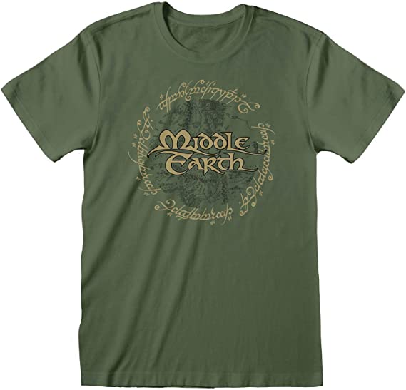 Golden Discs T-Shirts The Lord Of The Rings - Middle Earth - Large [T-Shirts]