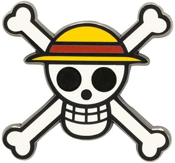 Golden Discs Badges One Piece Pins Skull [Badges]