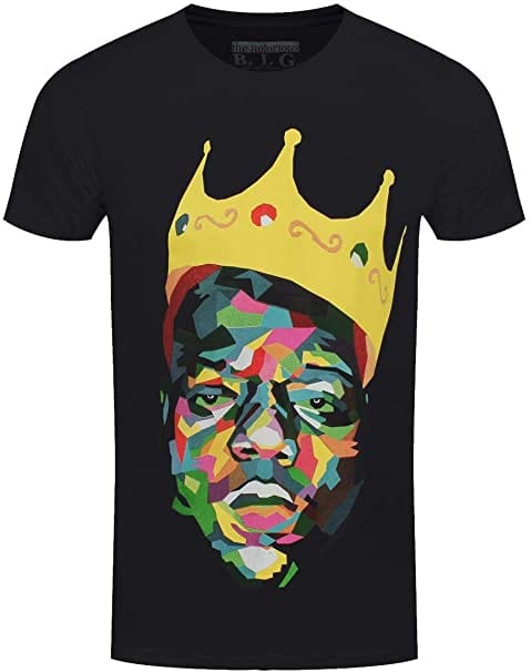 Golden Discs T-Shirts Biggie Crown - Black - Medium [T-Shirts]