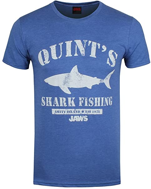 Golden Discs T-Shirts Jaws Quints Shark Fishing - Medium [T-Shirts]
