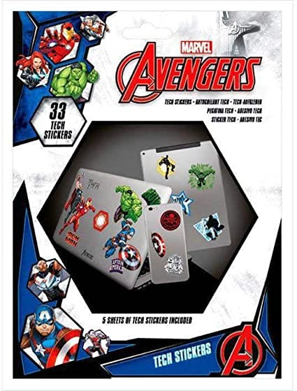 Golden Discs Stickers Avengers - Heroes Tech Stickers [Stickers]