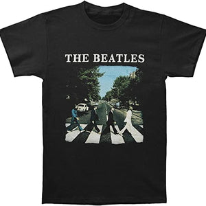 Golden Discs T-Shirts Beatles Abbey Road Logo - Black - 2XL [T-Shirts]