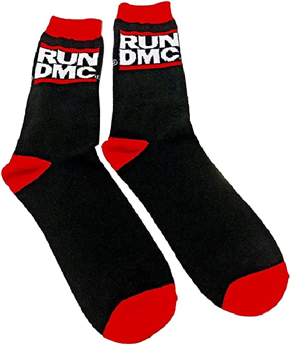 Golden Discs Posters & Merchandise RUN-DMC Logo - Black [Socks]