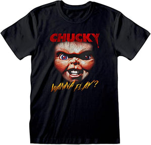 Golden Discs T-Shirts Chucky Childs Play - Face - Small [T-Shirts]