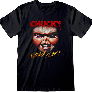 Golden Discs T-Shirts Chucky Childs Play - Face - Medium [T-Shirts]