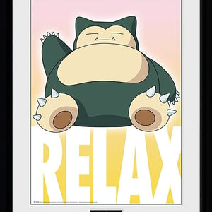 Golden Discs Poster Pokemon Framed Print Ronflex [Posters]