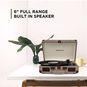 Golden Discs Tech & Turntables Crosley Cruiser Plus - Bluetooth Turntable (Havana) [Tech & Turntables]
