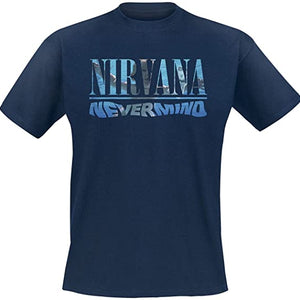 Golden Discs T-Shirts Nirvana Nevermind - Navy - XL [T-Shirts]