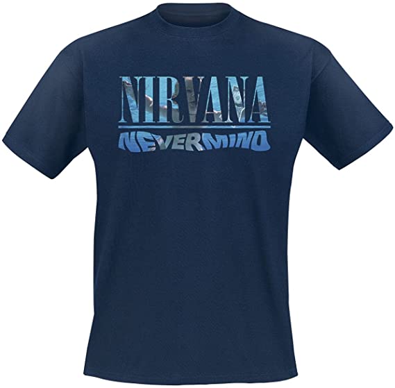Golden Discs T-Shirts Nirvana Nevermind - Navy - XL [T-Shirts]