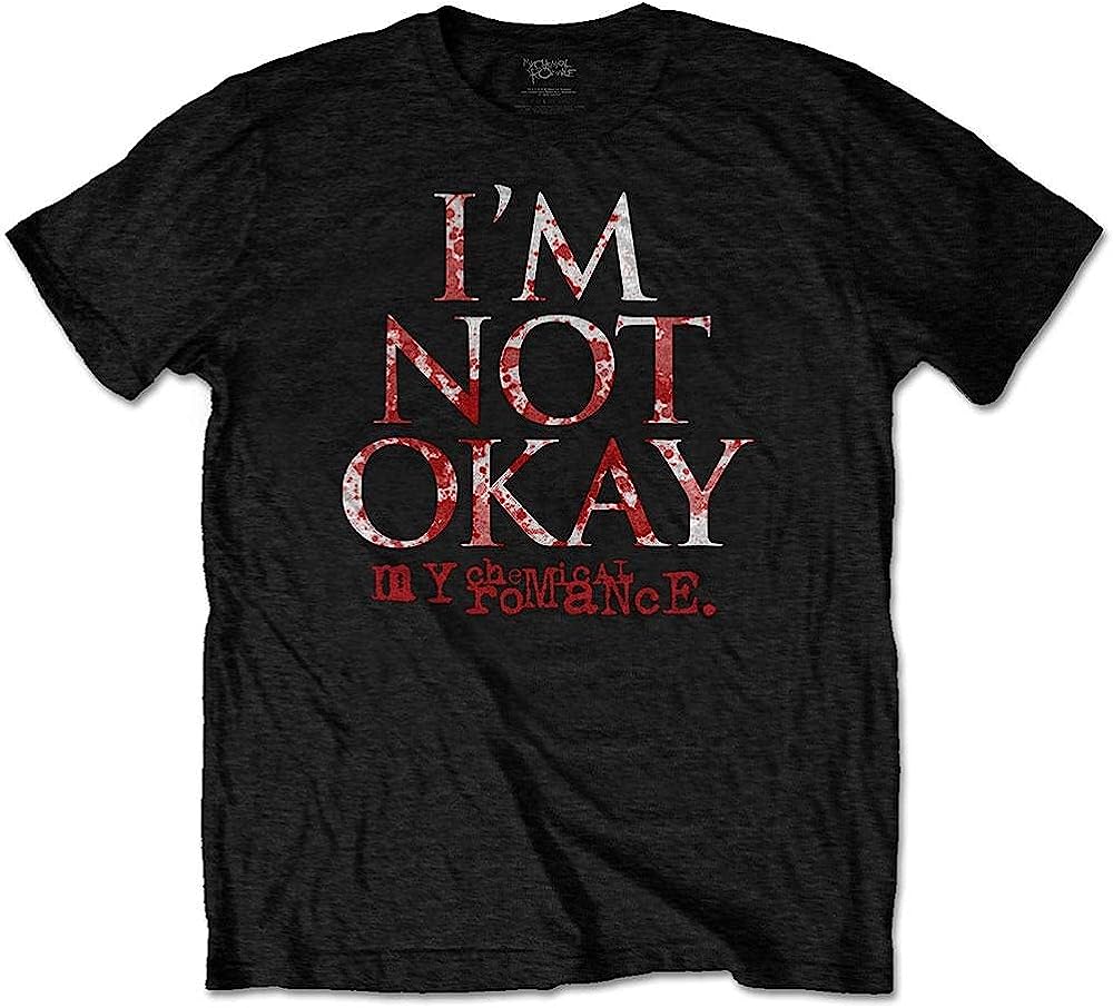 Golden Discs T-Shirts My Chemical Romance: I'm Not Okay - Black - Large [T-Shirts]