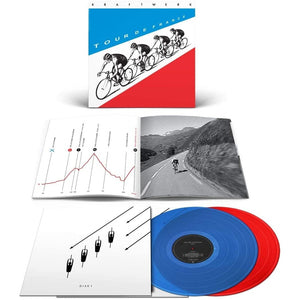 Golden Discs VINYL KRAFTWERK - TOUR DE FRANCE (TRANSPARENT BLUE/ RED VINYL) [COLOUR VINYL]