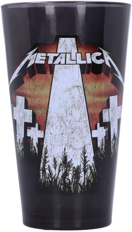 Golden Discs Posters & Merchandise Metallica Master of Puppets Glass, Black, 14.8cm [Cup]