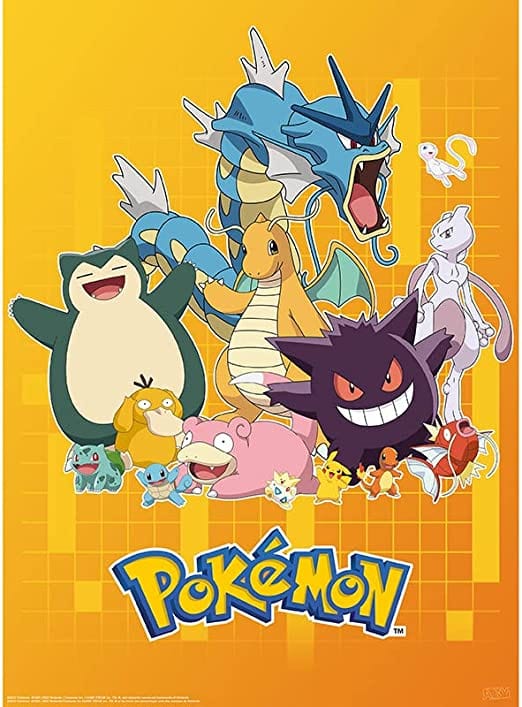 Golden Discs Posters & Merchandise Pokémon Colour Characters [Posters & Merchandise]