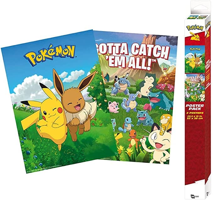 Pokémon: Set of 2 Posters [Posters & Merchandise] – Golden Discs