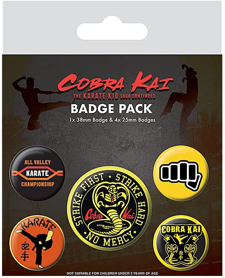 Golden Discs Badges Cobra Kai [Badges]