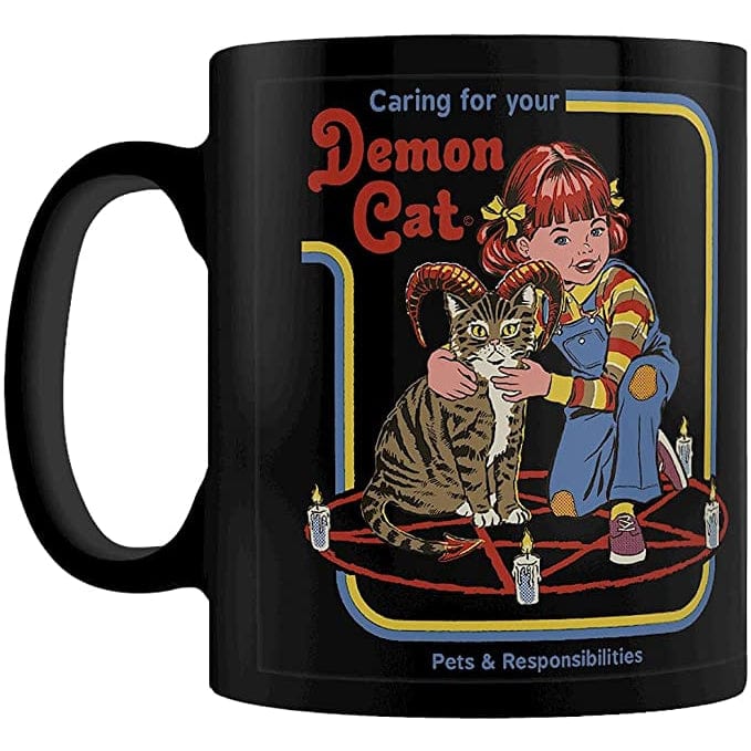 Golden Discs Posters & Merchandise Steven Rhodes - Demon Cat [Mug]