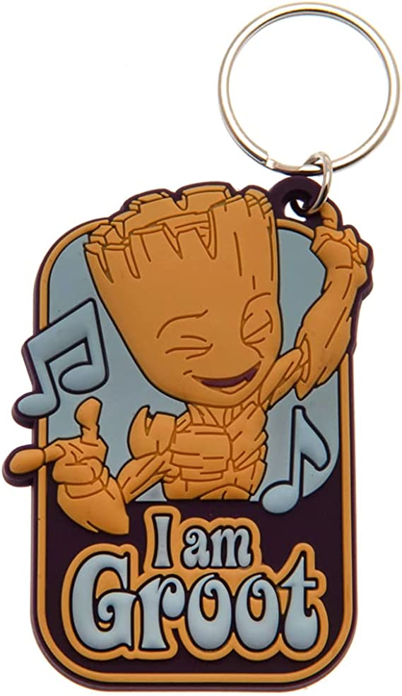 Golden Discs Posters & Merchandise Guardians of the Galaxy (I am Groot) Rubber [Keychain]