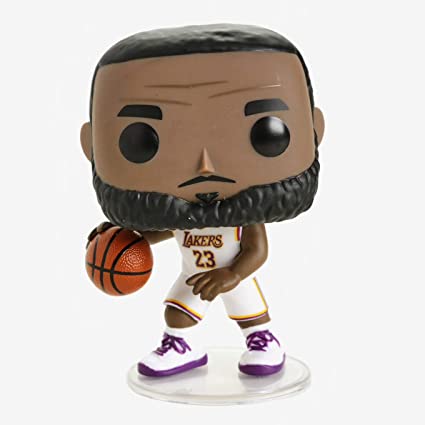 Golden Discs Toys FUNKO NBA: Lakers: Lebron James (White Uniform) [Toys]