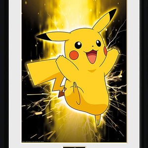 Golden Discs Poster Pokemon Framed Print Pikachu [Posters]