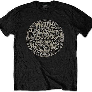 Golden Discs T-Shirts Creedence Clearwater Revival: Down On The Corner - Black - Large [T-Shirts]