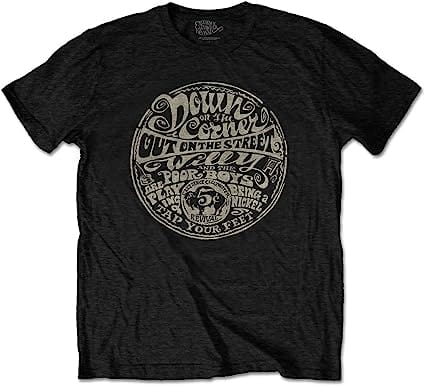Golden Discs T-Shirts Creedence Clearwater Revival: Down On The Corner - Black - Large [T-Shirts]