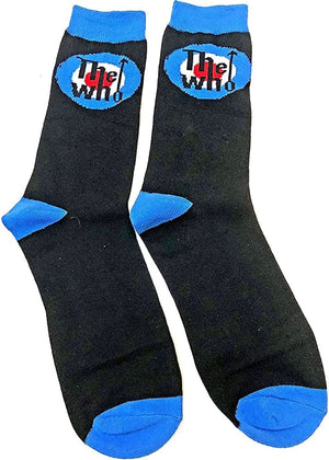 Golden Discs Posters & Merchandise THE WHO - TARGET LOGO UNI, Black [Socks]