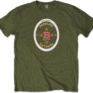 Golden Discs T-Shirts BLUR PARKLIFE BEERMAT - GREEN - XL [T-Shirts]
