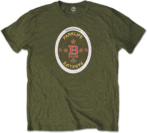 Golden Discs T-Shirts BLUR PARKLIFE BEERMAT - GREEN - XL [T-Shirts]