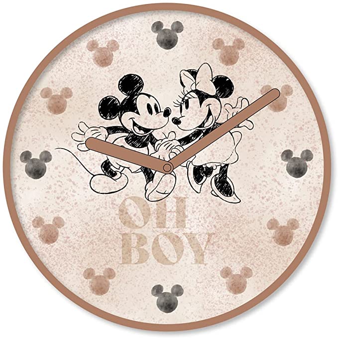 Golden Discs Clocks Mickey Mouse - Blush [Clock]
