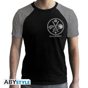 Golden Discs T-Shirts Game Of Thrones Black And Gray - 2XL [T-Shirt]