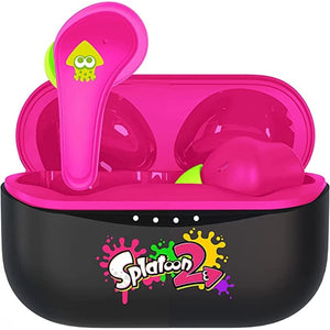 Golden Discs Accessories Splatoon 2 Wireless Bluetooth V5.0 Headphones for Children with Charging Case [Accessories]