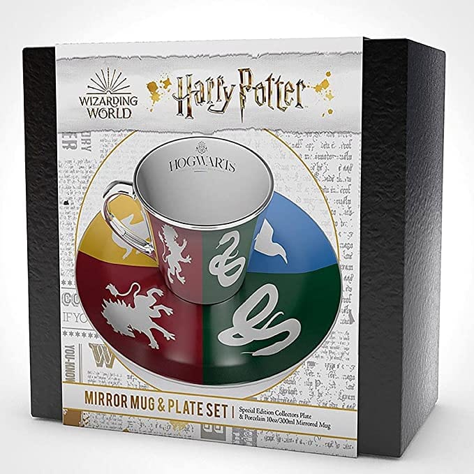 Golden Discs Posters & Merchandise Harry Potter - Hogwarts Houses Mirror Plate [Mug]