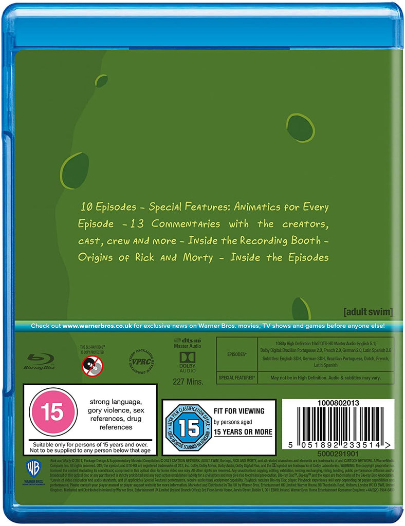 Golden Discs BLU-RAY RICK AND MORTY SEASON 3 [Blu-ray]