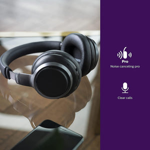 Golden Discs Accessories Philips Audio Over Ear Wireless Headphones (Black) [Accessories]