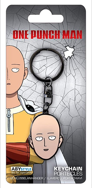 Golden Discs Keychain One Punch Man - Metal Saitama [Keychain]