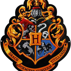 Golden Discs Poster Harry Potter - Metal Plaque Hogwarts [Posters]