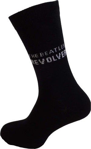 Golden Discs Posters & Merchandise BEATLES REVOLVER UNI BLACK [SOCKS]