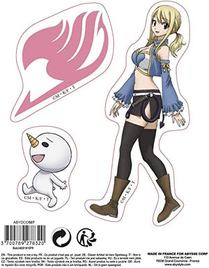 Golden Discs Stickers Fairy Tail - Stickers Natsu Lucy [Stickers]