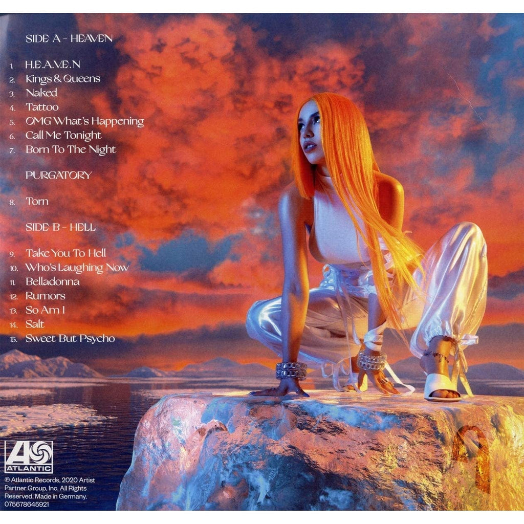 Golden Discs VINYL Ava Max - Heaven & Hell [Limited Edition Transparent Blue Vinyl]